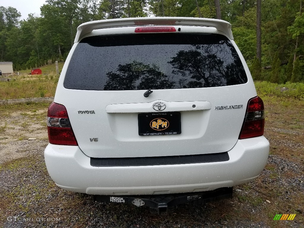 2004 Highlander Limited V6 - Super White / Ash photo #8