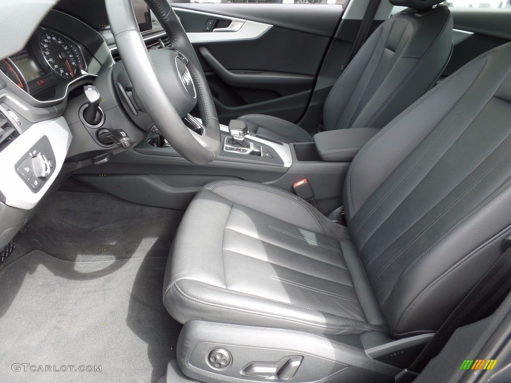Black Interior 2017 Audi A4 2.0T Premium Photo #120739877