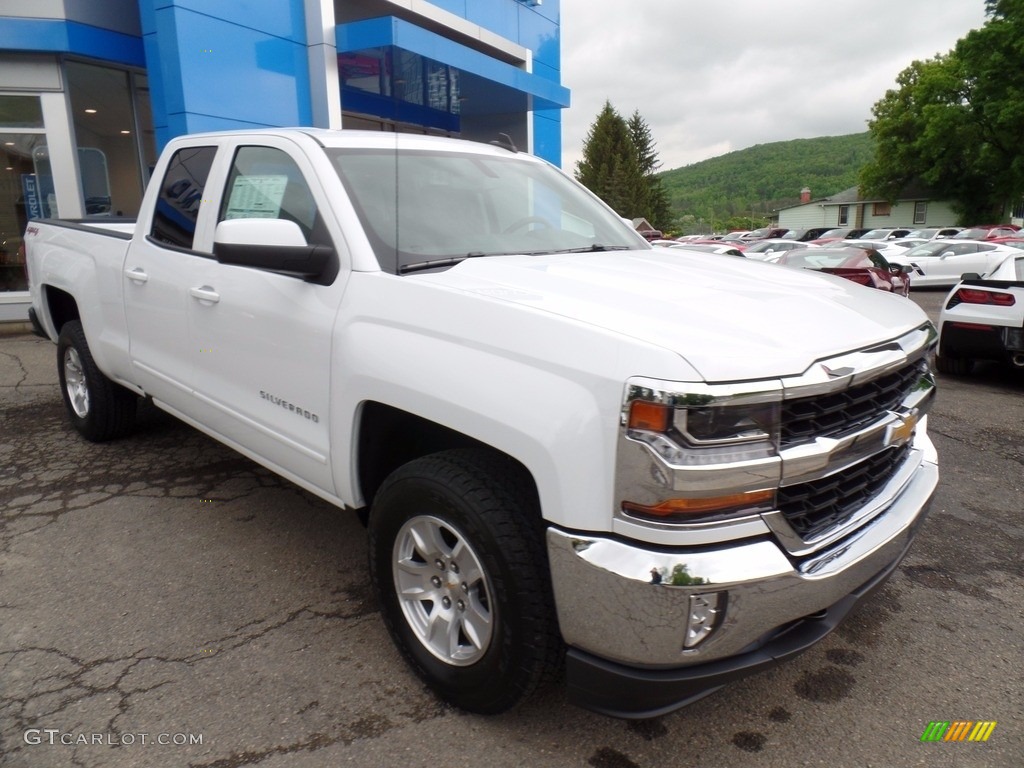 2017 Silverado 1500 LT Double Cab 4x4 - Summit White / Jet Black photo #3