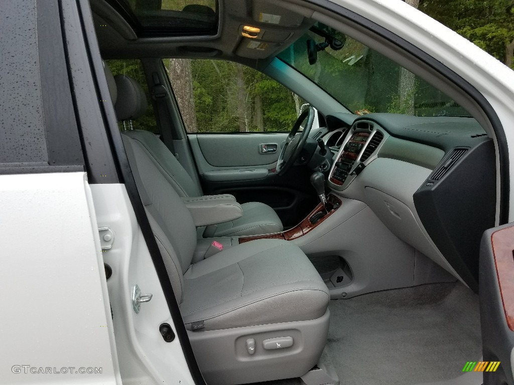 2004 Highlander Limited V6 - Super White / Ash photo #9