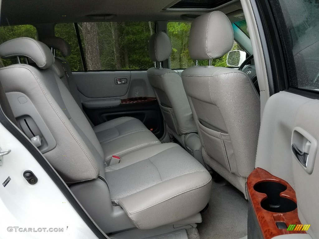 2004 Highlander Limited V6 - Super White / Ash photo #13