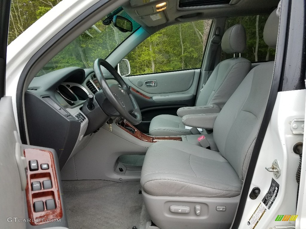 2004 Highlander Limited V6 - Super White / Ash photo #16