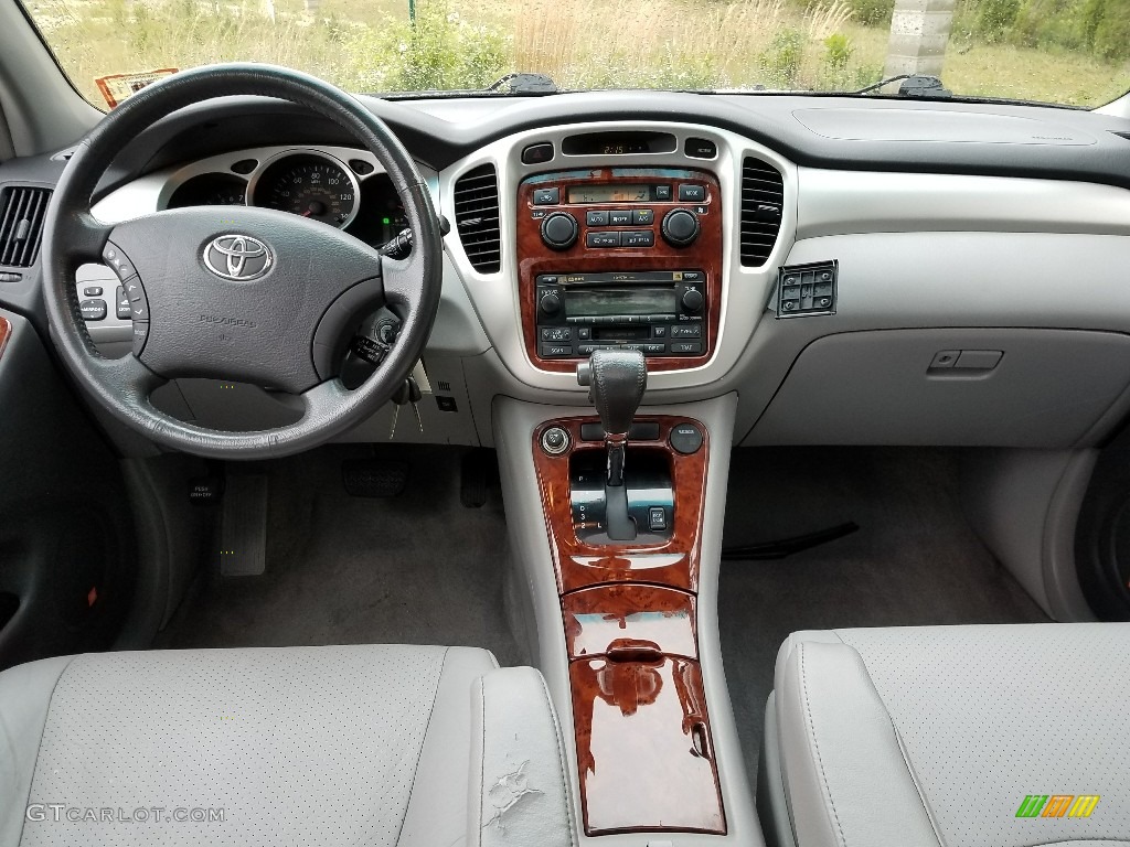 2004 Highlander Limited V6 - Super White / Ash photo #22