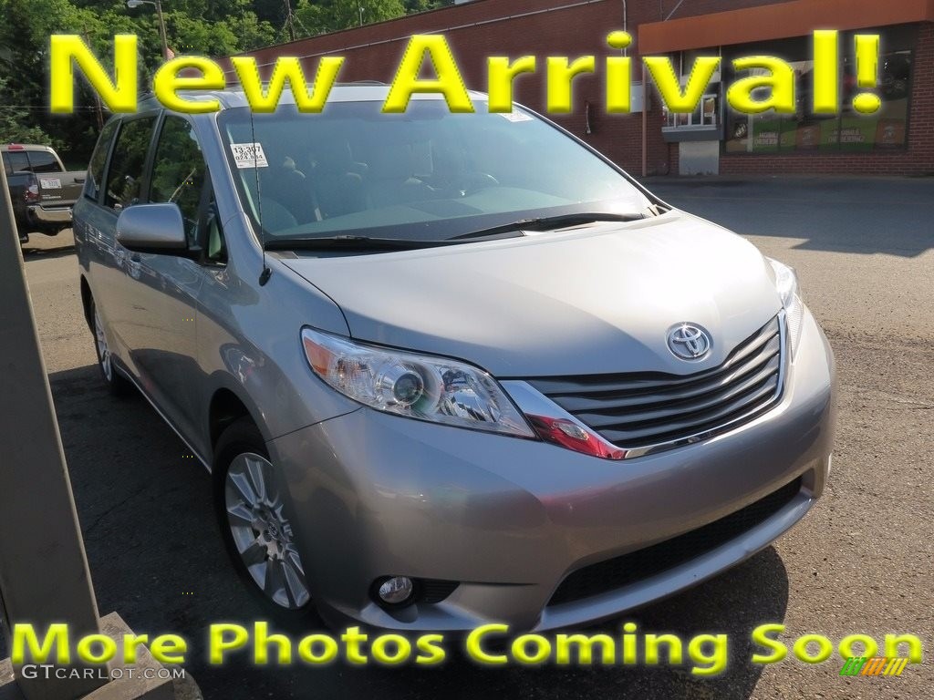 2014 Sienna XLE AWD - Silver Sky Metallic / Light Gray photo #1