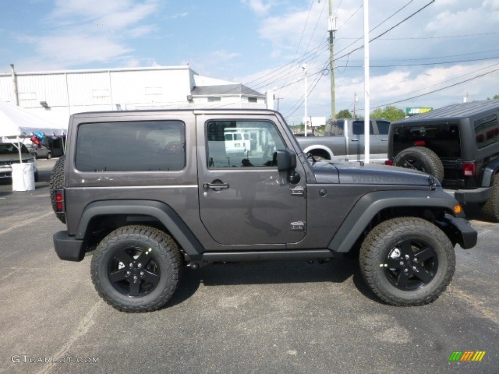 2017 Wrangler Sport 4x4 - Granite Crystal Metallic / Black photo #7