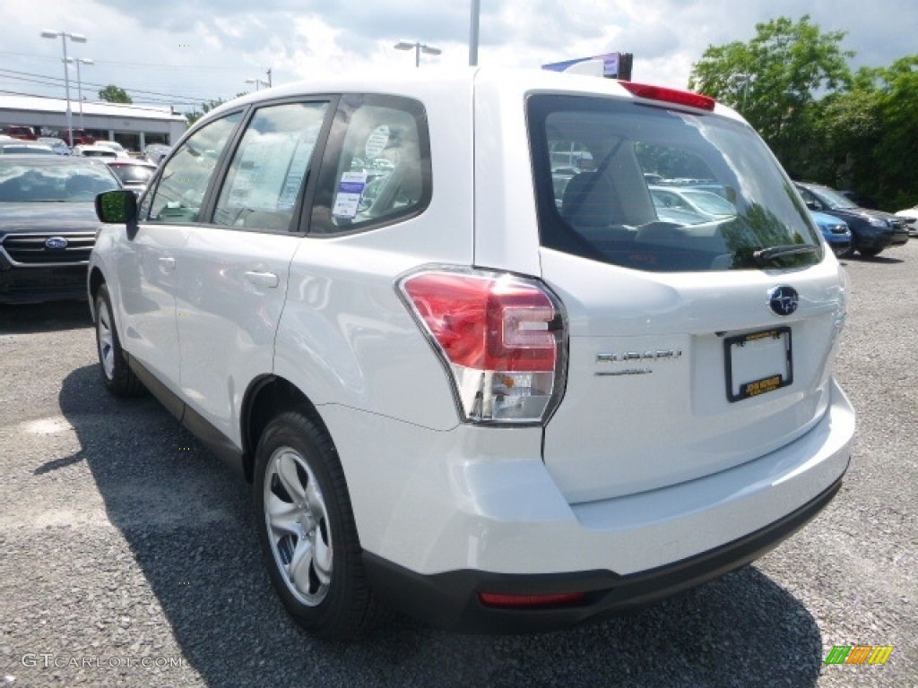 2017 Forester 2.5i - Crystal White Pearl / Gray photo #6