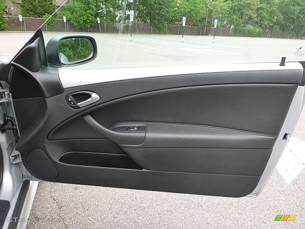 2009 Saab 9-3 2.0T Convertible Black Door Panel Photo #120743846