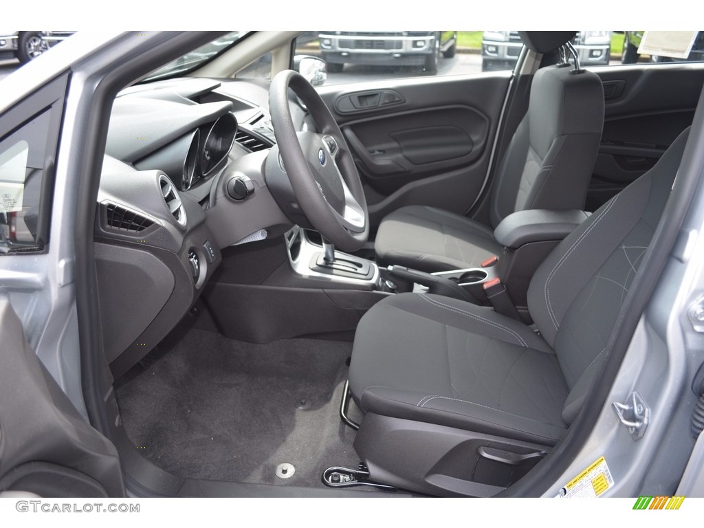 Charcoal Black Interior 2017 Ford Fiesta SE Sedan Photo #120744386