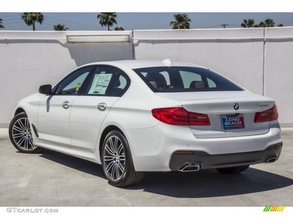 2017 5 Series 530i Sedan - Alpine White / Cognac photo #3