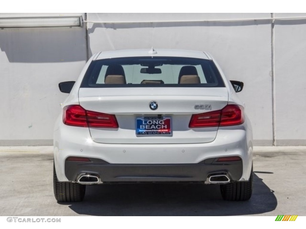 2017 5 Series 530i Sedan - Alpine White / Cognac photo #4