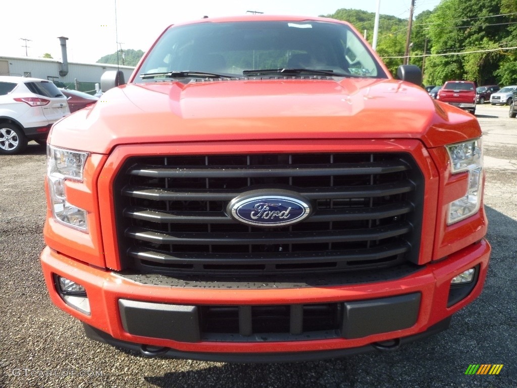 2017 F150 XL SuperCrew 4x4 - Race Red / Black photo #7