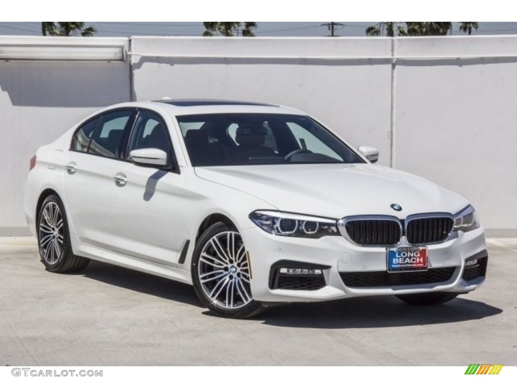 2017 5 Series 530i Sedan - Alpine White / Cognac photo #12