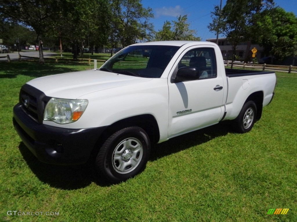 Super White 2009 Toyota Tacoma Regular Cab Exterior Photo #120746153