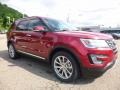 2017 Ruby Red Ford Explorer Limited 4WD  photo #8