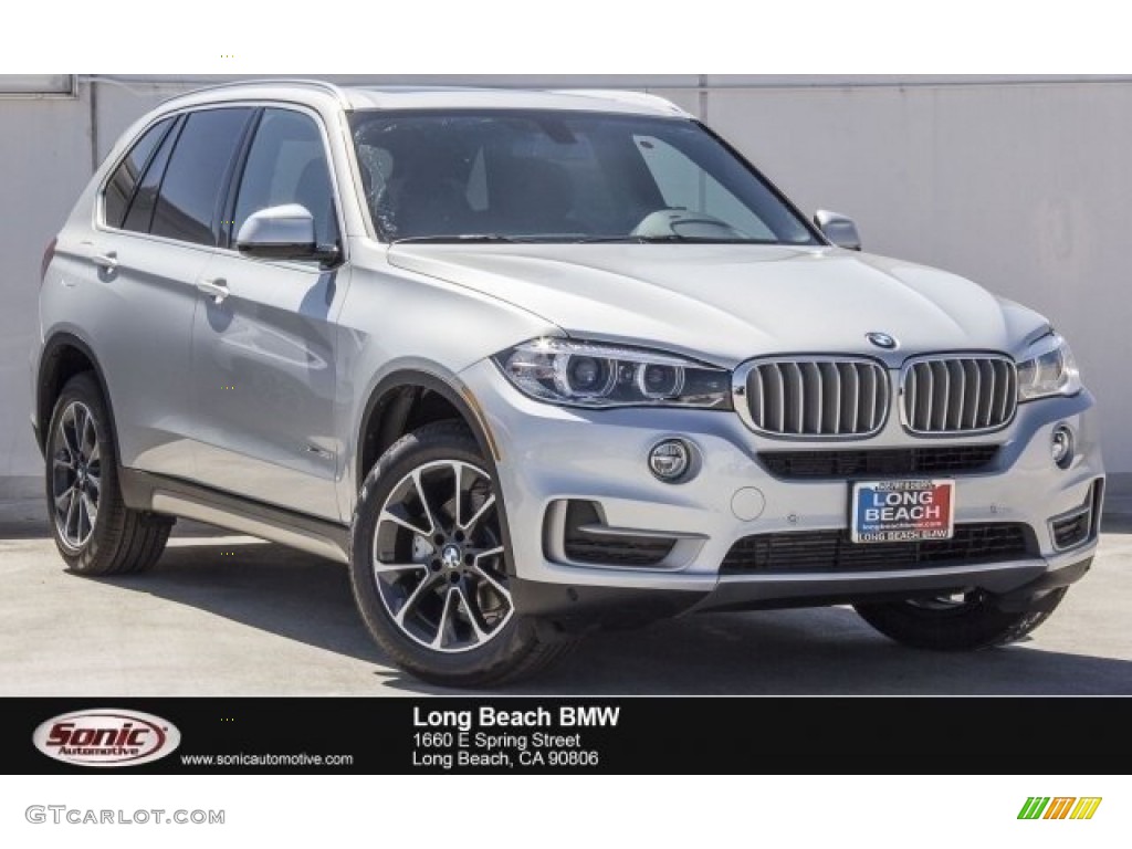 2017 X5 xDrive35i - Glacier Silver Metallic / Black photo #1