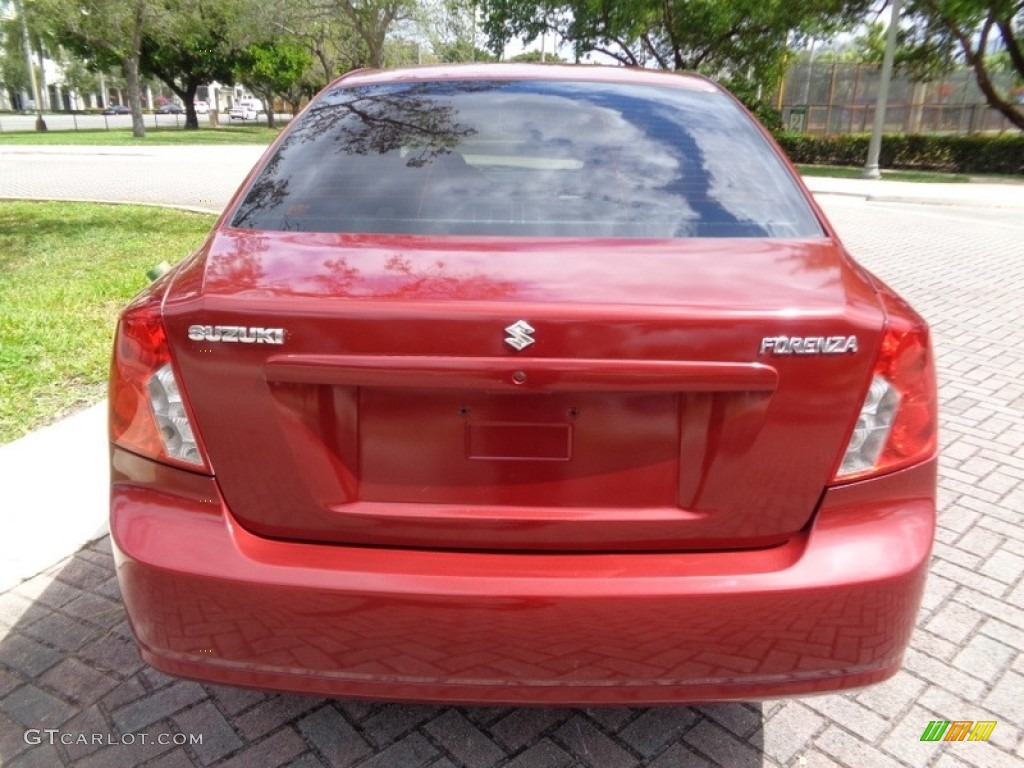 2008 Forenza  - Fusion Red Metallic / Grey photo #7