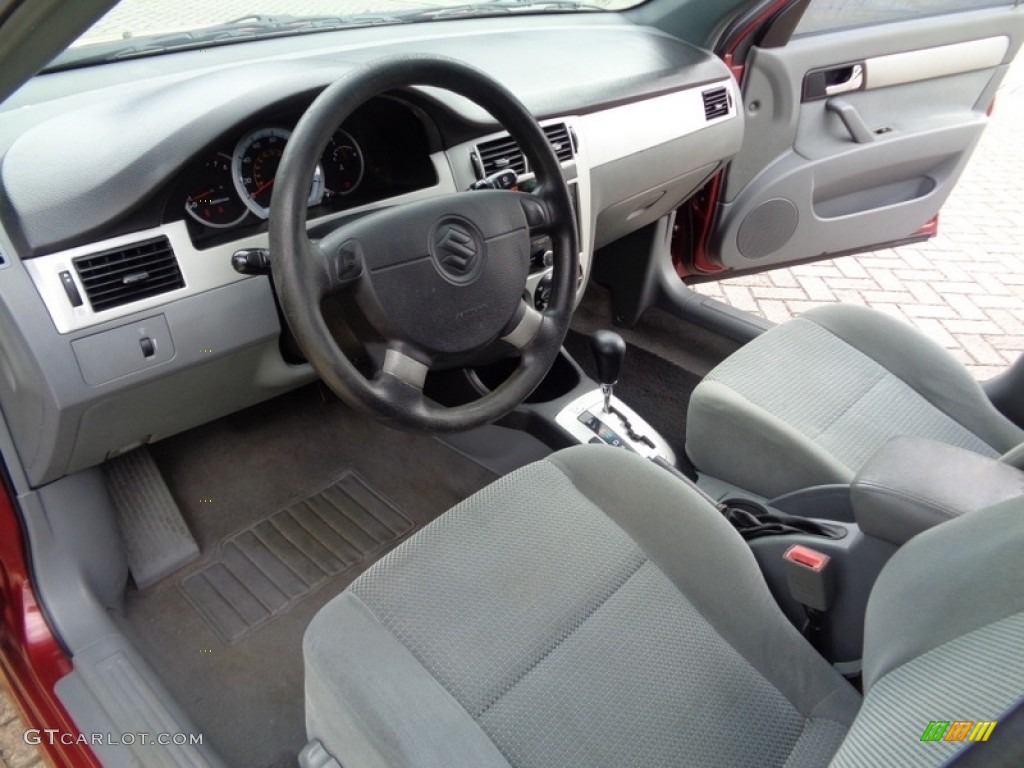 2008 Forenza  - Fusion Red Metallic / Grey photo #10