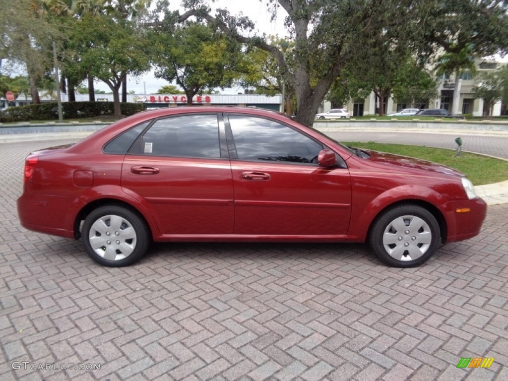 2008 Forenza  - Fusion Red Metallic / Grey photo #11