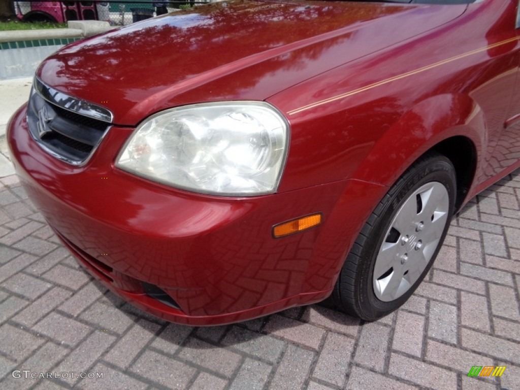 2008 Forenza  - Fusion Red Metallic / Grey photo #29