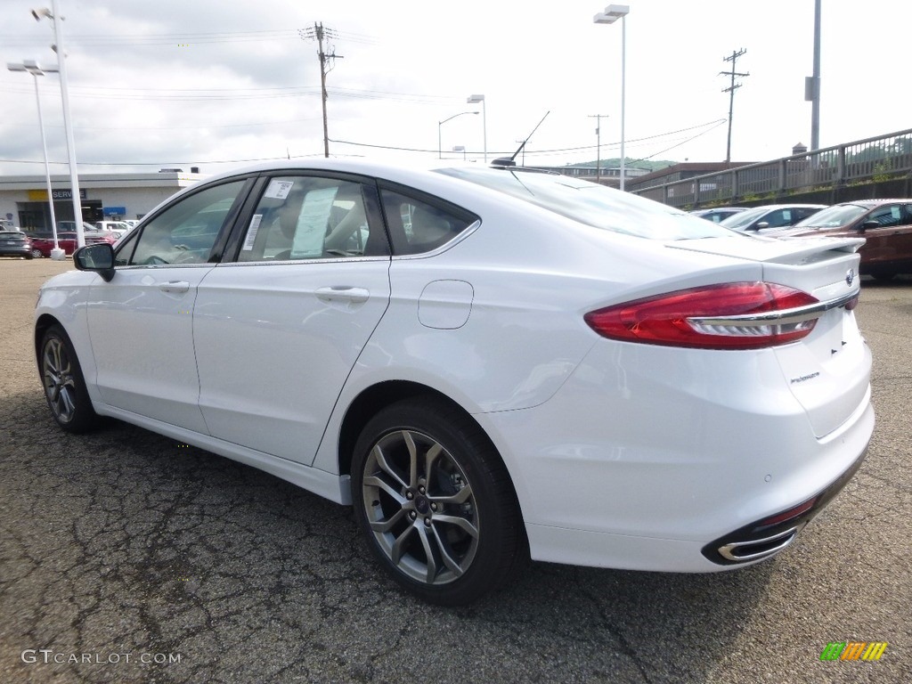 2017 Fusion SE AWD - Oxford White / Ebony photo #4