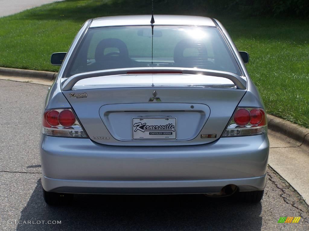 2006 Lancer RALLIART - Cool Silver Metallic / Black photo #41