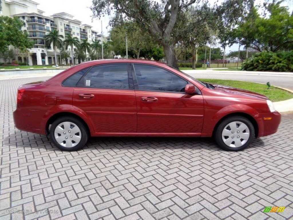 2008 Forenza  - Fusion Red Metallic / Grey photo #60
