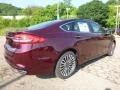 2017 Burgundy Velvet Ford Fusion SE AWD  photo #2