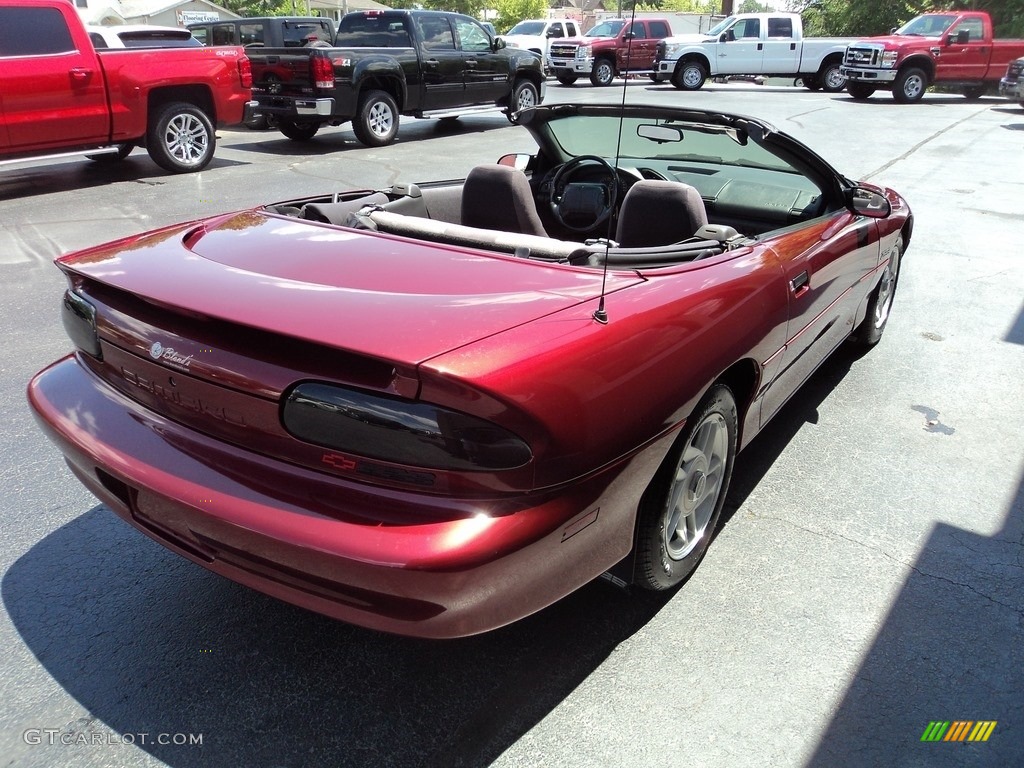1994 Camaro Z28 Convertible - Medium Patriot Red Metallic / Gray photo #7