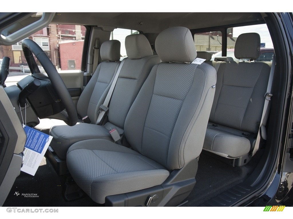2017 F150 XLT SuperCab 4x4 - Shadow Black / Earth Gray photo #6