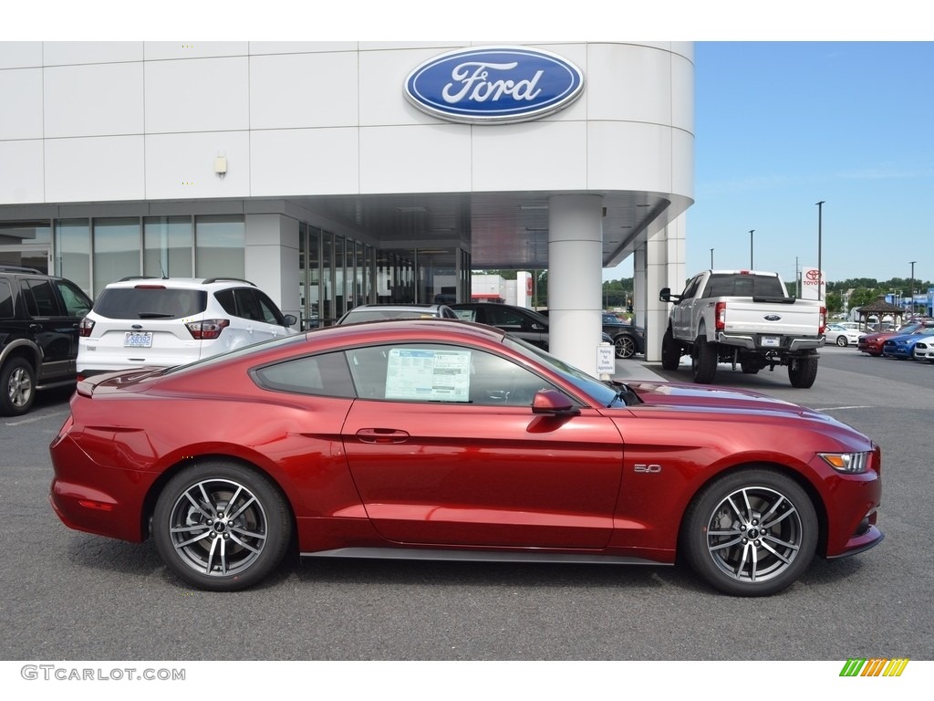 2017 Mustang GT Coupe - Ruby Red / Ebony photo #2