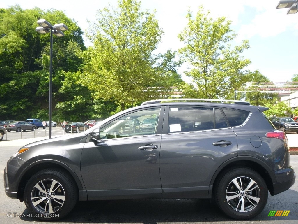 2017 RAV4 XLE - Magnetic Gray Metallic / Black photo #3