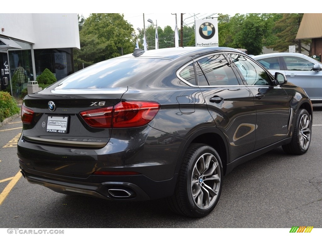 2017 X6 xDrive50i - Dark Graphite Metallic / Canberra Beige/Black photo #3