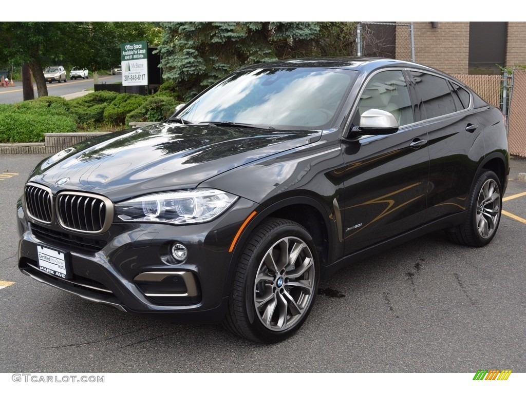 2017 X6 xDrive50i - Dark Graphite Metallic / Canberra Beige/Black photo #6