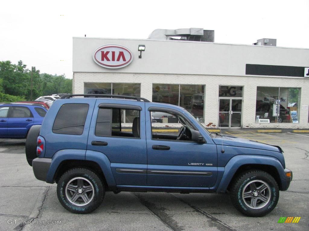 2004 Liberty Sport 4x4 Columbia Edition - Atlantic Blue Pearl / Dark Slate Gray photo #2