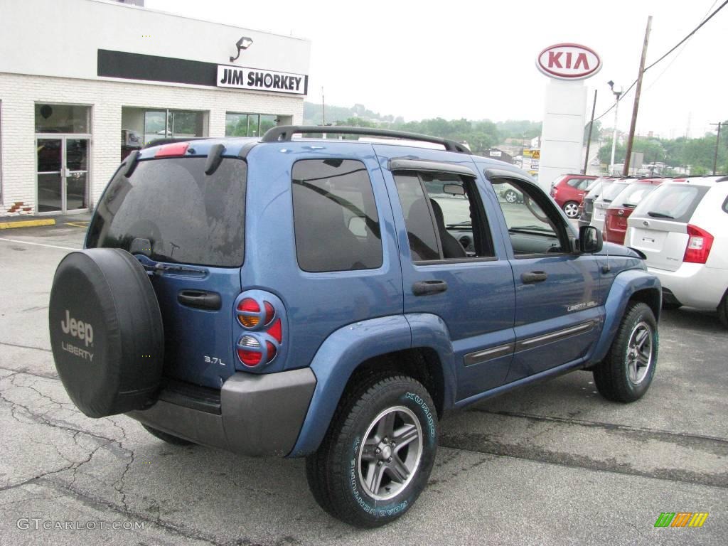 2004 Liberty Sport 4x4 Columbia Edition - Atlantic Blue Pearl / Dark Slate Gray photo #3