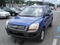 2008 Smart Blue Metallic Kia Sportage LX V6 4x4  photo #14