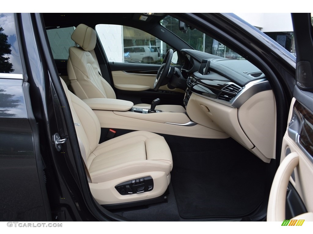 2017 X6 xDrive50i - Dark Graphite Metallic / Canberra Beige/Black photo #28