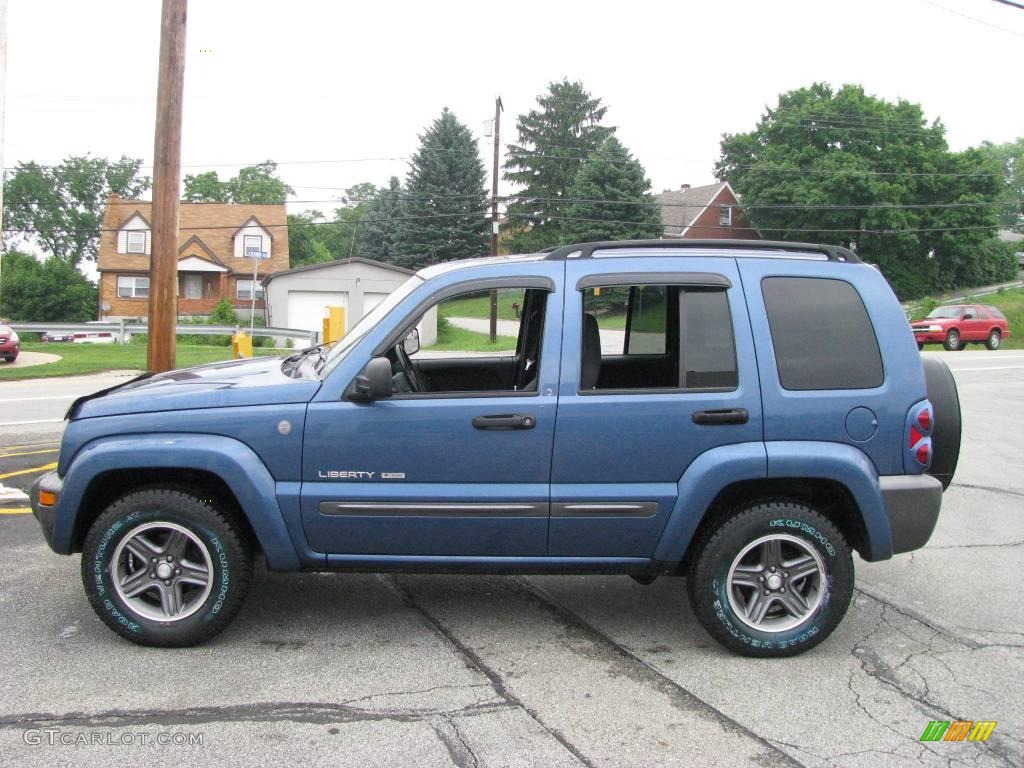 2004 Liberty Sport 4x4 Columbia Edition - Atlantic Blue Pearl / Dark Slate Gray photo #5
