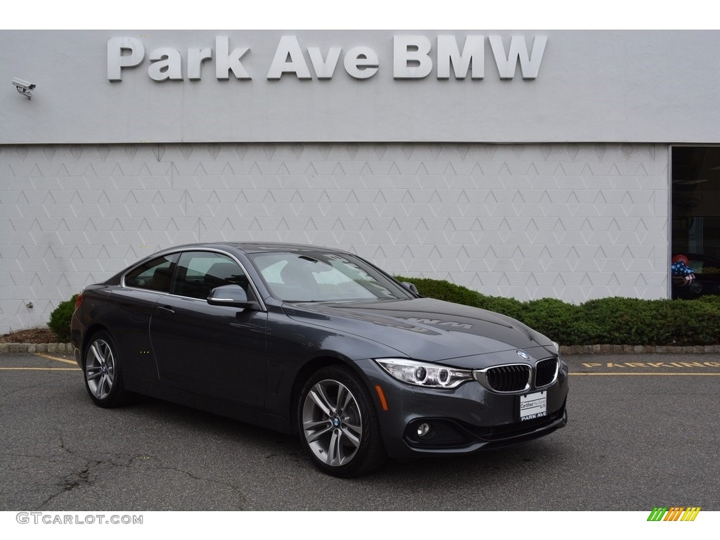 2017 4 Series 430i xDrive Coupe - Mineral Grey Metallic / Black photo #1