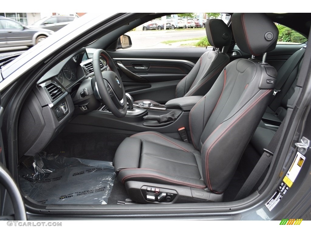 Black Interior 2017 BMW 4 Series 430i xDrive Coupe Photo #120759154