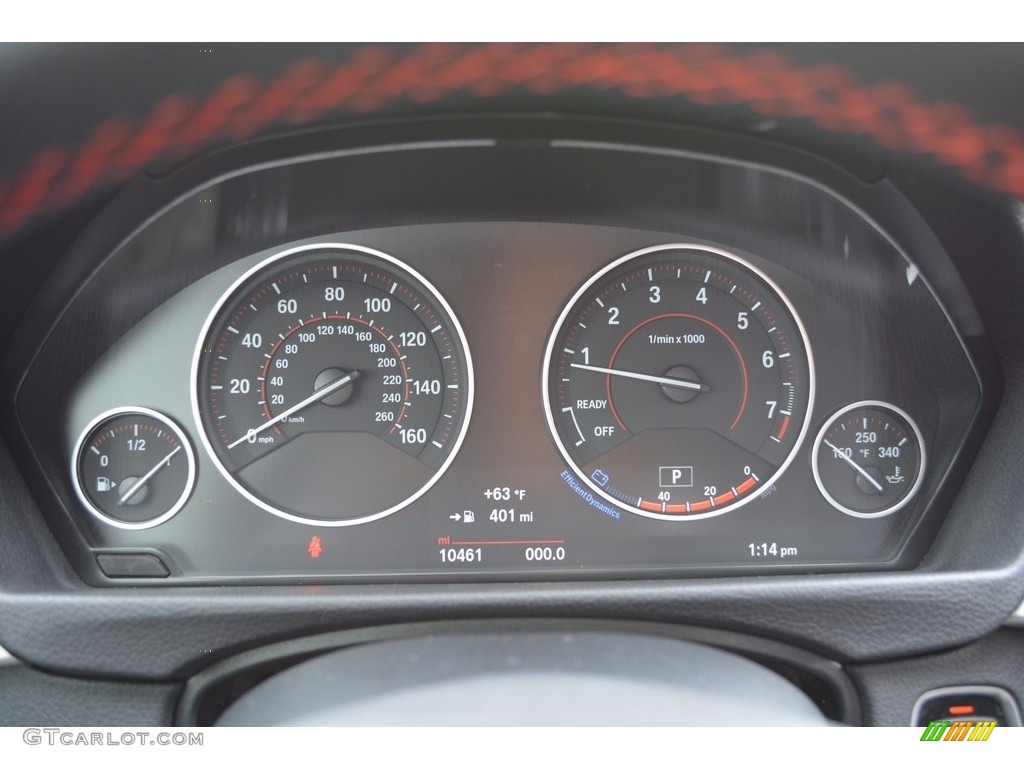 2017 BMW 4 Series 430i xDrive Coupe Gauges Photo #120759439