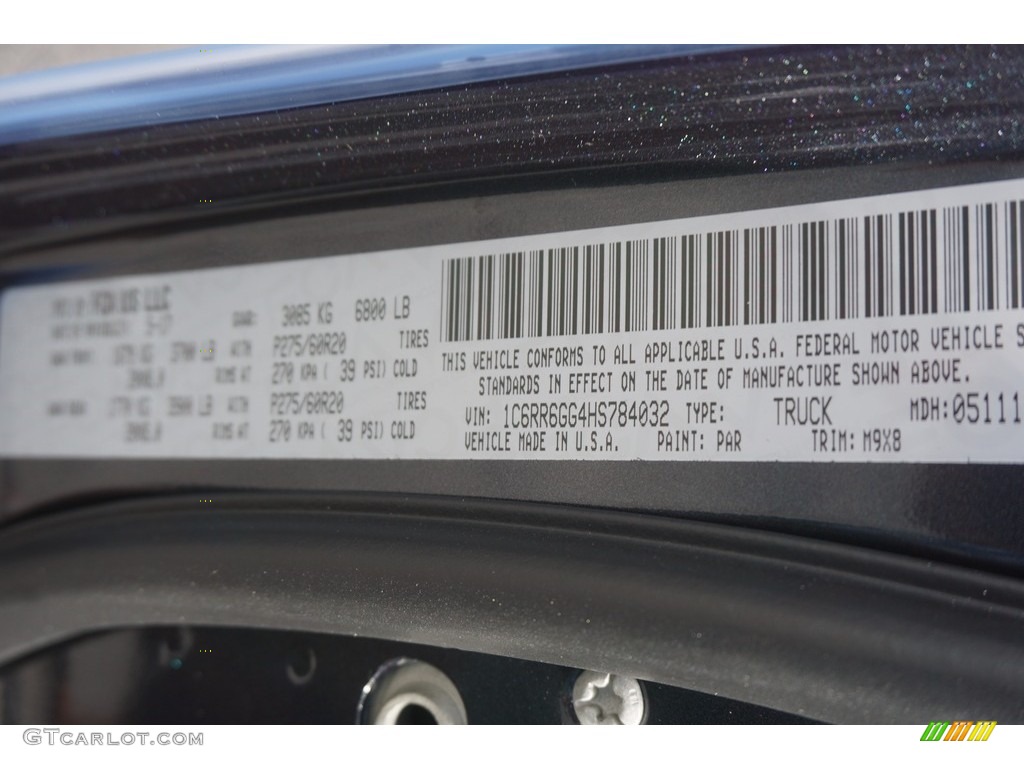 2017 1500 Big Horn Quad Cab - Maximum Steel Metallic / Black/Diesel Gray photo #10