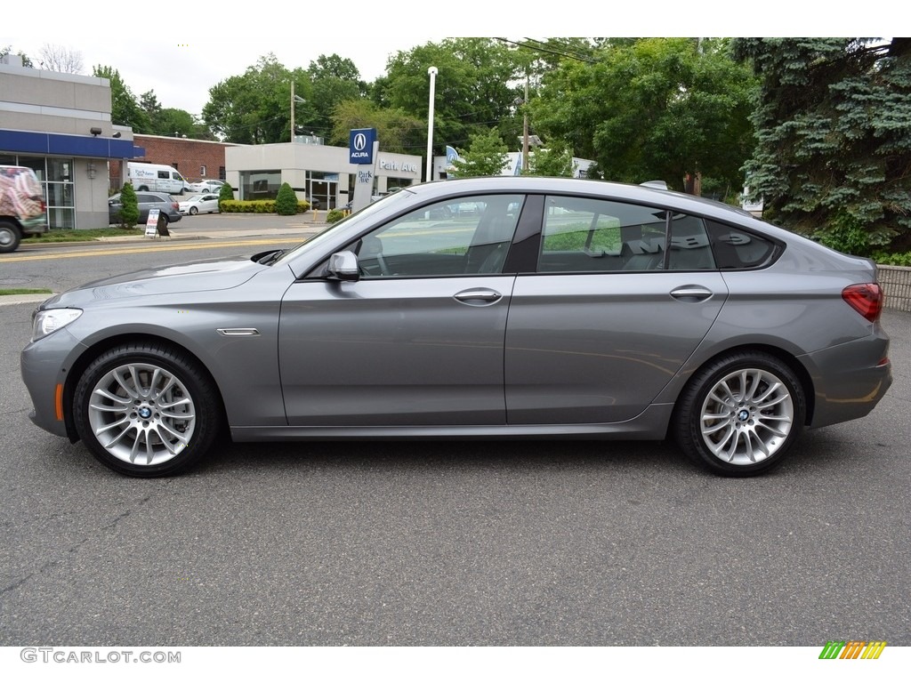 2017 5 Series 550i xDrive Gran Turismo - Mineral Grey Metallic / Black photo #5