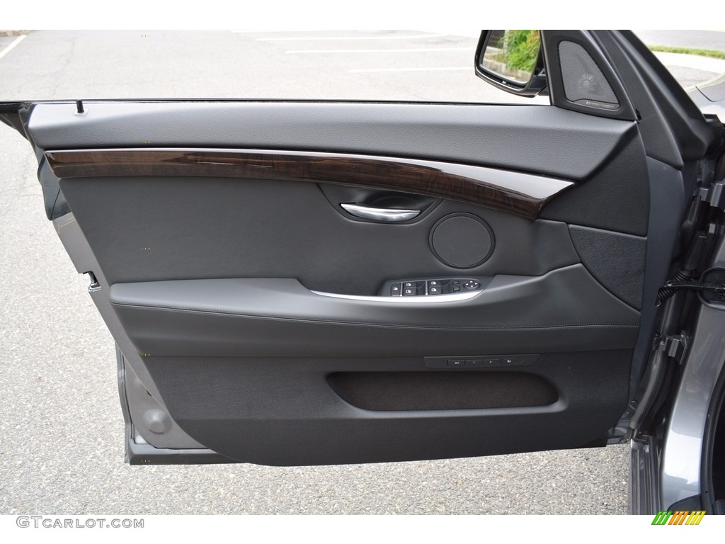 2017 BMW 5 Series 550i xDrive Gran Turismo Black Door Panel Photo #120760018