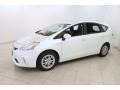 Blizzard White Pearl - Prius v Three Photo No. 3