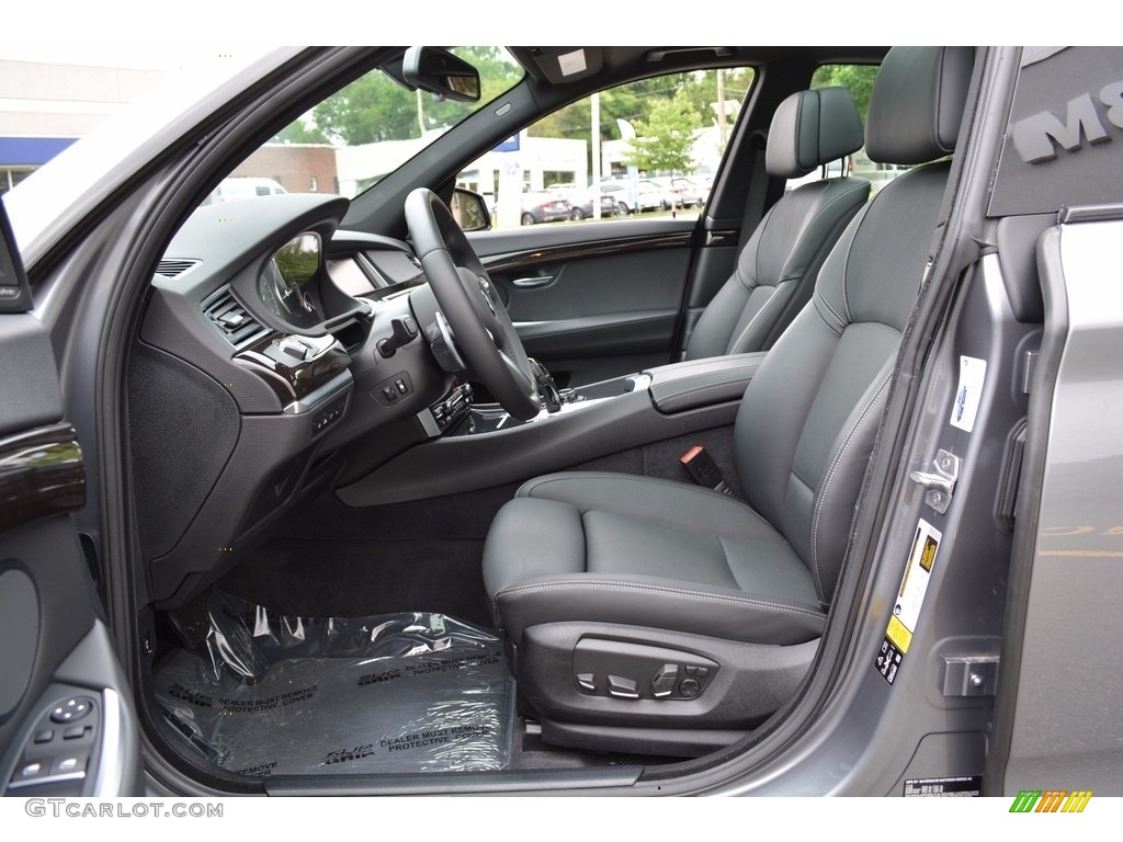 Black Interior 2017 BMW 5 Series 550i xDrive Gran Turismo Photo #120760105