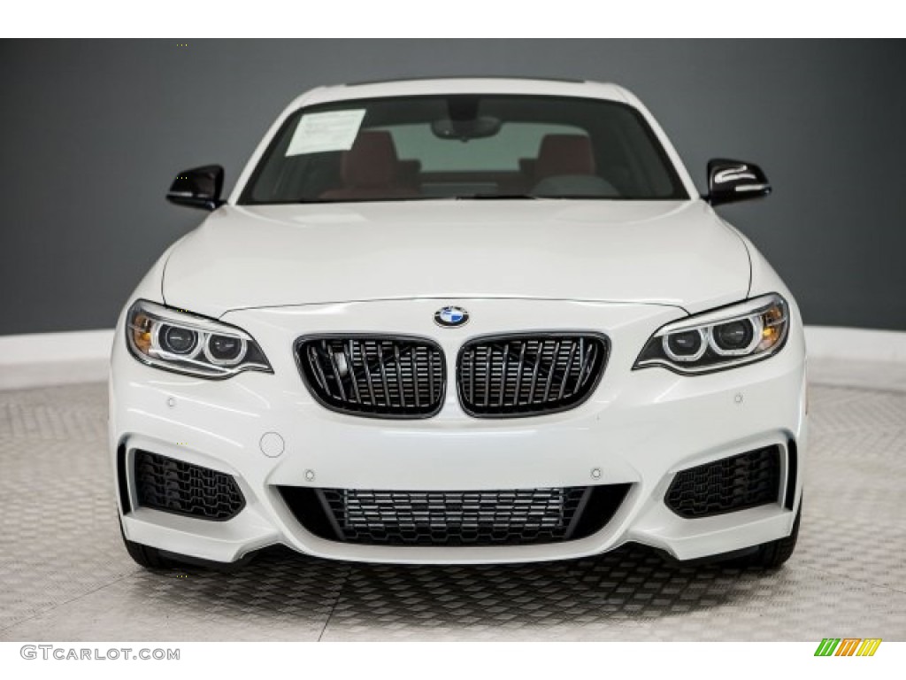 2016 M235i Coupe - Alpine White / Coral Red photo #2