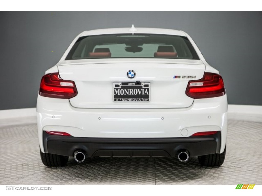 2016 M235i Coupe - Alpine White / Coral Red photo #3