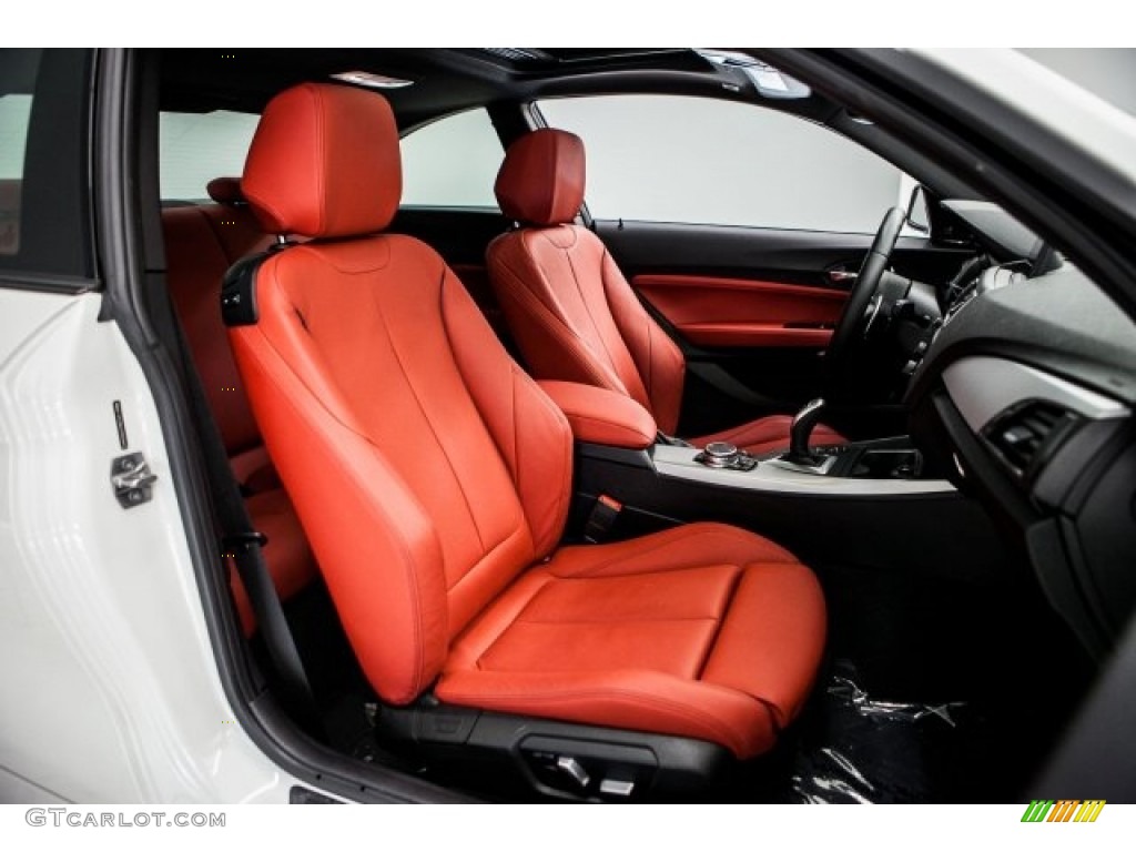 2016 M235i Coupe - Alpine White / Coral Red photo #6