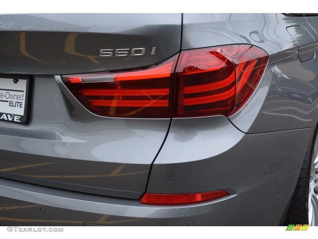 2017 5 Series 550i xDrive Gran Turismo - Mineral Grey Metallic / Black photo #22